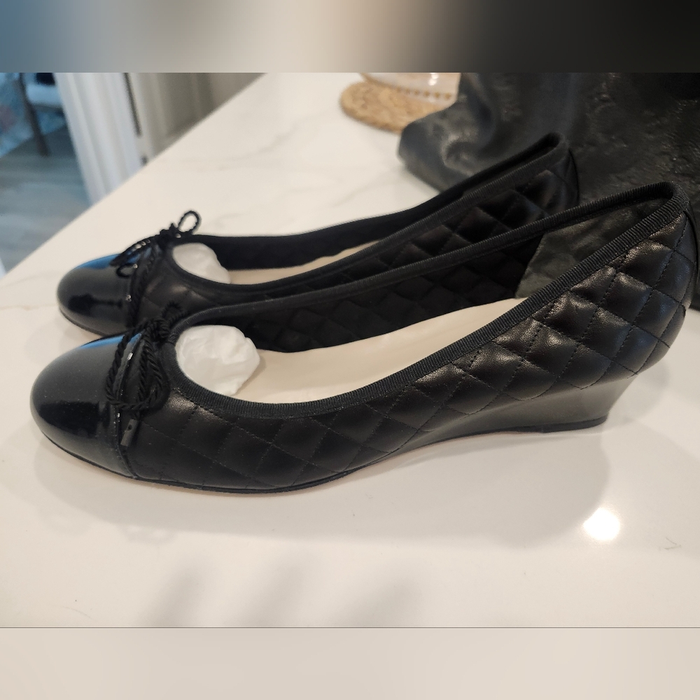 Paul Mayer Quilted Leather Wedge - Picture 6 of 14